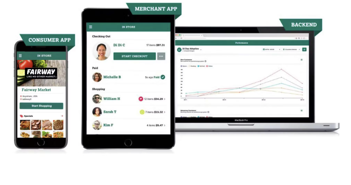 AislePal consumer and merchant interface